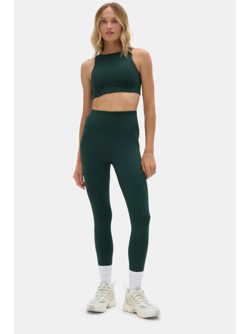 NWT HALFDAYS Camille 7/8 Legging Alpine Green High Rise Cooling Leggings